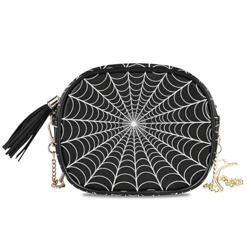 Sac à bandoulière en cuir PU pour femme ALAZA avec pompon multicolore