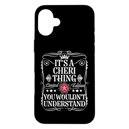 Coque pour iPhone 16 Plus Le nom de Cheri, c'est un truc que tu ne comprendrais pas