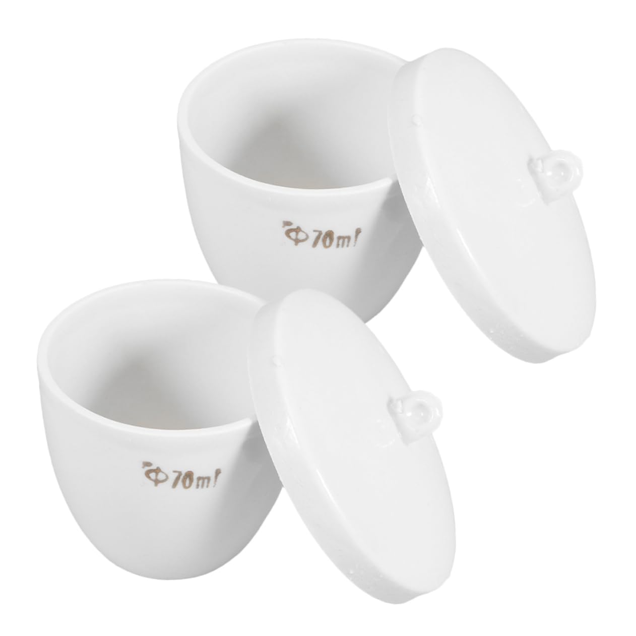 MUSISALY High Resistance Crucible Porcelain Crucible for Smelting Lab Industrial Tool