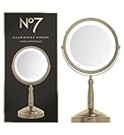No7 Cordless Illuminated Mirror Gold, (54-45-191)