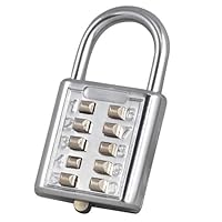 Algopix Similar Product 4 - TRIXES 10 Digit Combination Silver