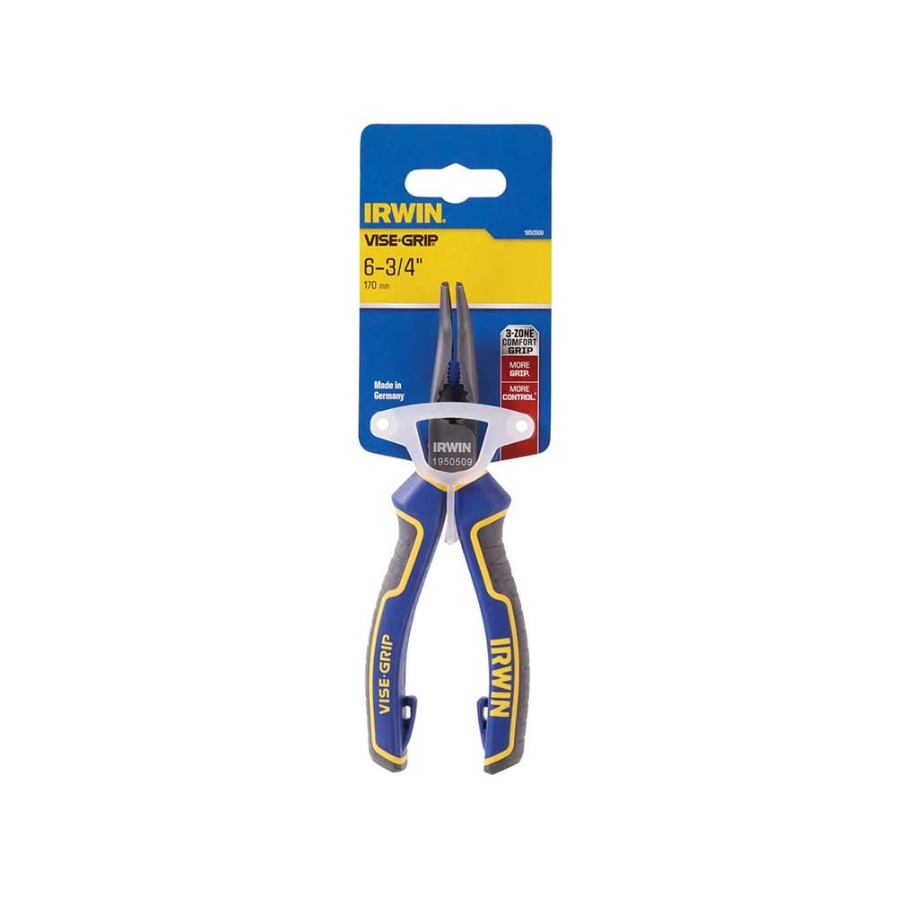 IRWIN Visegrip 1950509 6-3/4 cala wygięte szczypce do nosa - niebieski/żółty