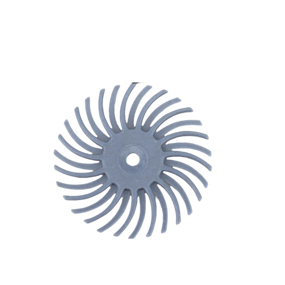1Inch Radial Bristle Disc Kit Abrasive Brush 3/2.35mm Shank Detail Polishing Wheel for Rotary Tool Mixed Coarse Disc Suit,Light Green,100PCS