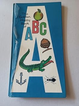 Hardcover The golden happy book of abc Book