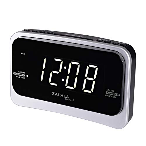 ZAPALA Dual Alarm Clock with FM Radio