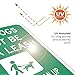 All Pets Must Be On A Leash Please Clean Up After Your Pet with Dog On Leash Symbol 10x7 Inches, 4 Mil Vinyl Decal Stickers Weather Resistant, Made in USA
