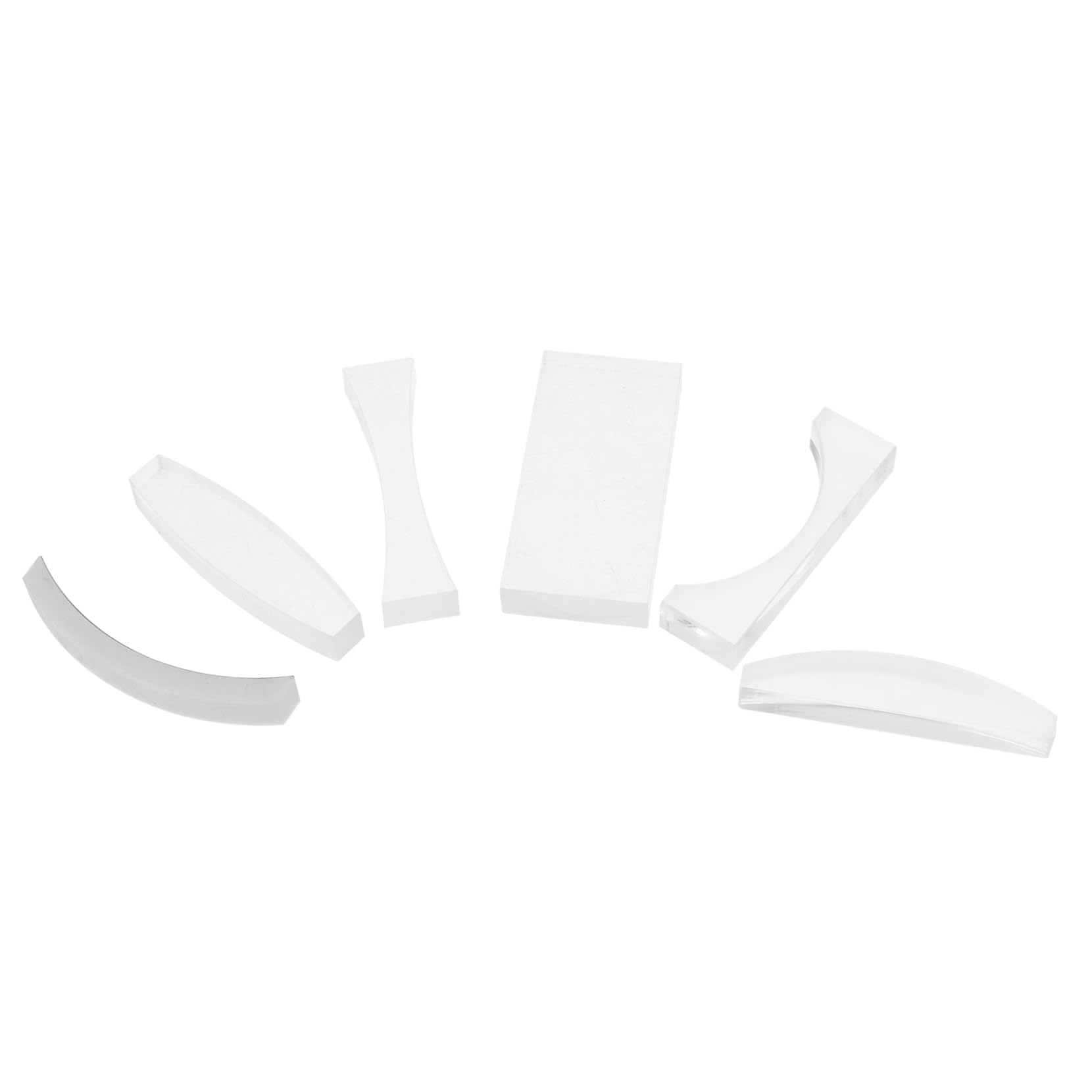 PRETYZOOM 1 Set Glass Physical Optical Convex Lens Optical Concave Lens Physical Optical Concave Lens Convex Lens