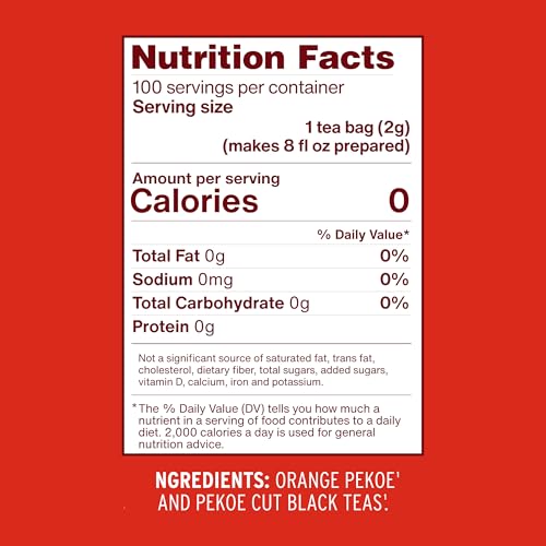 Image of Luzianne Unsweetened Iced Tea Bags, Family Size, 100ct Box (Pack of 4)