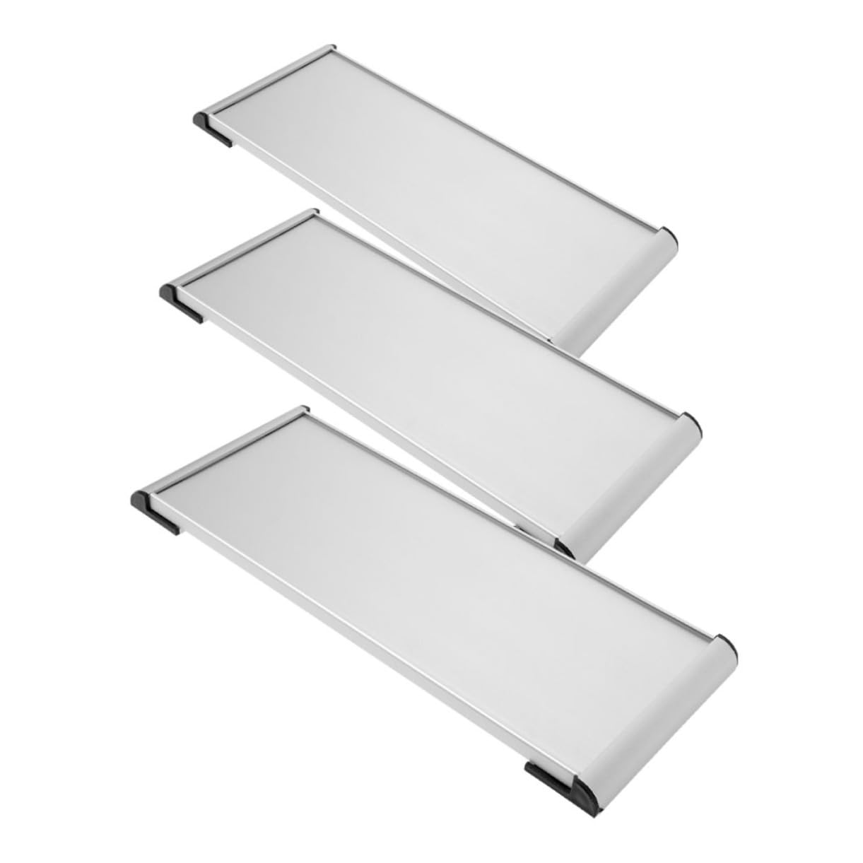 Support de plaque de porte aluminium double face Luxshiny x3 - 8