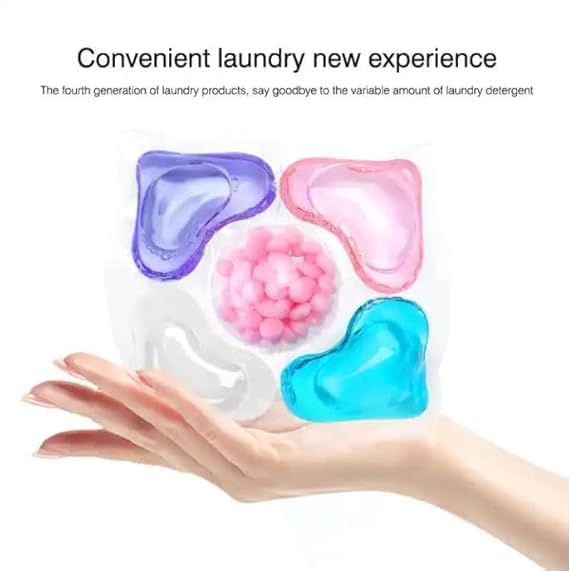 Image of BELARO 5 In 1 Laundry Detergent Soap Pods, Multi-purpose Strong Decontamination Detergent Clothe Washing Pods, Free & Gentle Powerful Clean In One Step, Apartment Essentials (15)