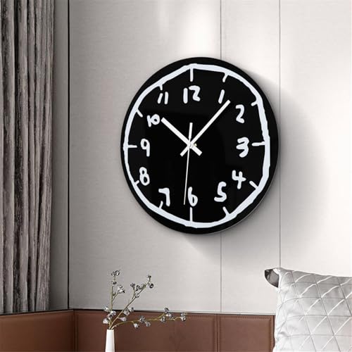 Horloge murale créative pour cuisine et salon moderne avec design acrylique - 6