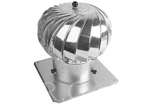 Turbo Kaminaufsatz Lüftungsaufsatz drehbarer Schornsteinaufsatz Kugelaufsatz 150 und 200 mm (200mm)