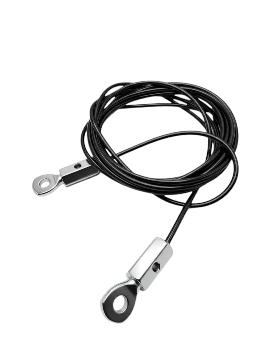 ZEDI 5 Meter Gym Machine Cable Wire 6 mm Heavy-Duty PU Coated Steel Cable with Pre-Fitted Wire Connector Lock Set for Gym Exercise Weight Machine Wire Cable Replacement for Home & Commercial Gym-image-9