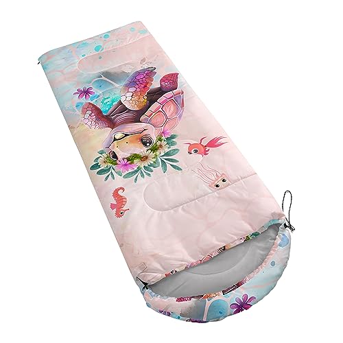 CVHOUSE Bolsa de Dormir Tortuga para Camping, 3 Temporadas, Ligera, Impermeable, 31x90 pulgadas miniatura 2