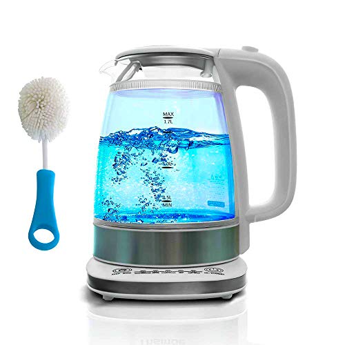 Double Wall Glass Electric Kettle – 1.7L Water Kettle Tea Kettle - Quick