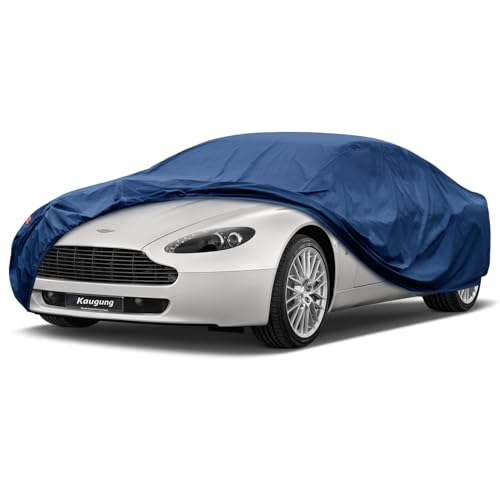 Image of Kaugung Heavy Duty Car Cover Custom Fit Aston Martin Vantage V8 V12 (2010-2022),Waterproof All Weather Resistant Outdoor Sun Rain Dust Protection with Anti-Theft Lock.(USA Warehouse,Within 3-7 Days)