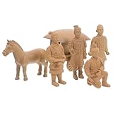 Detallado y proporcionado: gran atención al detalle y proporciones precisas para una apariencia realista, decoración de caballos de oficina, guerreros de terracota
