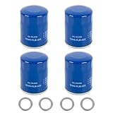 4PCS 15400-PLM-A02 Oil Filters Fits Honda Accord CR-V Civic Fit Pilot