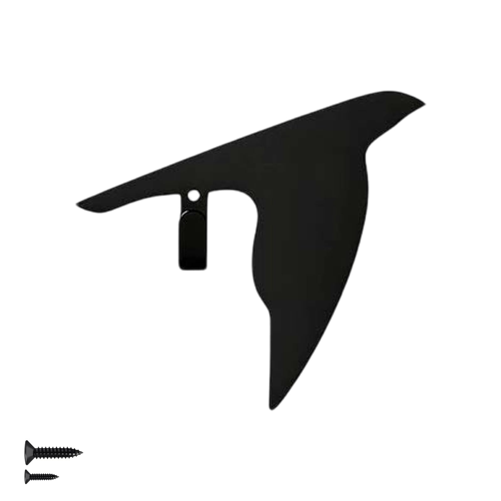 Cunzjia D Black Bir Shape Wall Hook For Keys Coat An Bags With Strong Adhesive