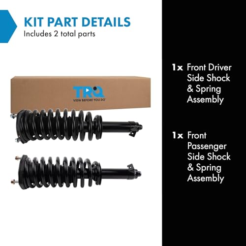 Image of TRQ Front Shock & Spring Assembly Set Compatible with 2009-2017 Lexus LS460 2008-2016 LS600h