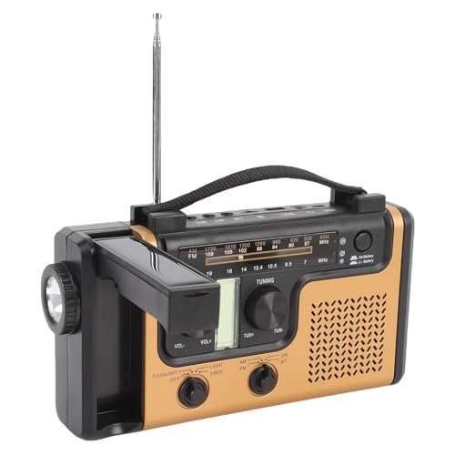 Radio portátil de emergencia solar Matybobe 5.0 AM FM SW miniatura 3