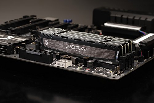 Image of Ballistix Sport LT 32GB Kit (8GBx4) DDR4 3000 MT /s (PC4-24000) SR x8 DIMM 288-Pin Memory - BLS4K8G4D30BESBK (Gray)
