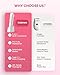 Bikini Trimmer for Women,5 in 1 Waterproof Electric Razors for Women Pubic Facial Nose Body Leg Hair Removal, Anniversary Birthday Christmas gifts for women self care, Stocking Stuffers for Teen Girls