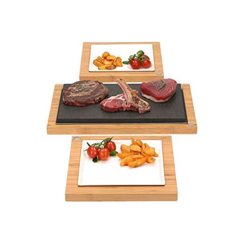 SteakStones Official Products, Save £20 on The Sharing Steak Plate & Server Sets, The Best Way to Enjoy Steak on The Stone with The World's Leading Hot Stone Cooking Company Cover