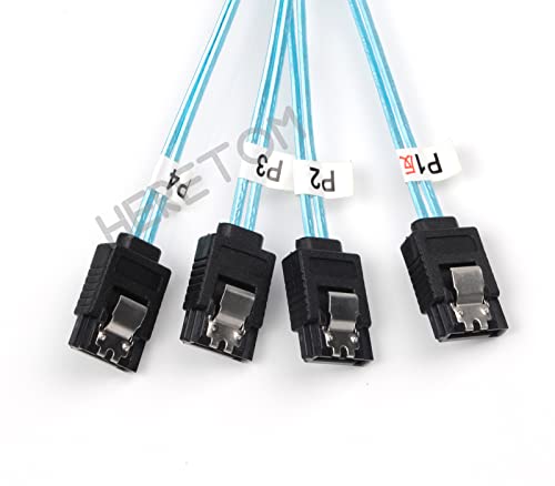 Cable Mini SAS SFF 8087 a SATA 4 Puertos 1 Metro miniatura 3