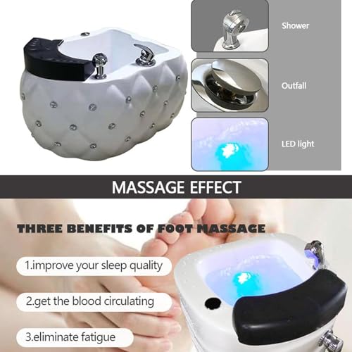 Deep Foot Bath Spa con masaje y ducha automática miniatura 2
