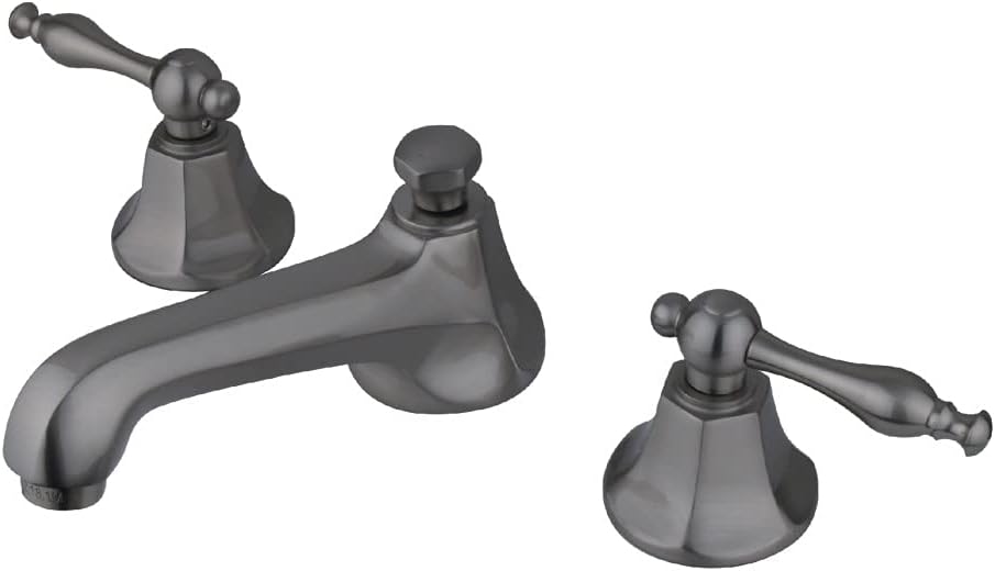 Kingston Brass KS4468NL Naples Widespread Lavatory Faucet, Brushed Nickel