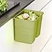 Biobin Multifunktionsbehälter 4,2 L grün mit Deckel 170 x 227 x 172 mm zum Einhängen Bio Abfallbehälter Entsorgung von SO-TECH®