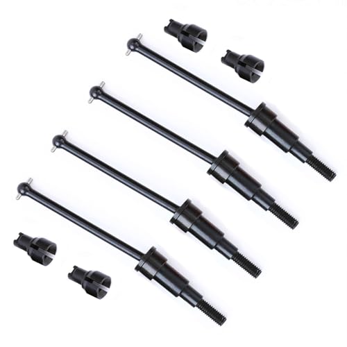 RCAWD Steel Driveshaft & +10mm Wide Wheel Hex Hub Lock Nut & Outdrive Cup for Arrma 1/18 Granite Typhon Grom Front Rear Drive Shaft Upgrades Part