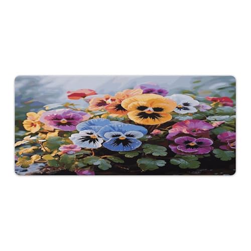 Tapis de souris de jeu fleuri pour embellir votre espace de travail à la maison