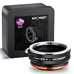 K&F CONCEPT IV PRO EOS to NEX Mount Adapter Compatible with Canon EF EF-S Mount Lens to NEX Mount Mirrorless Cameras with Matting Varnish Compatible with Sony A6000 A6400 A7II A5100 A7 A7RIII.