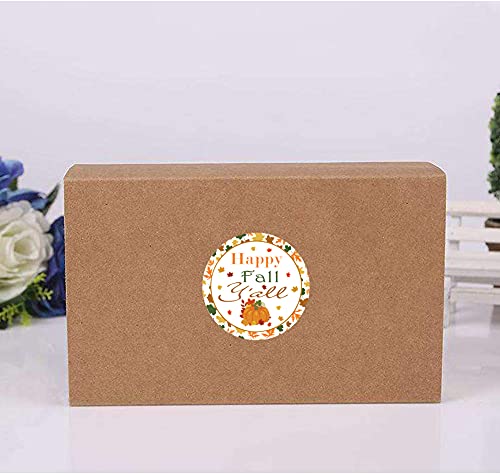 Remarkable REMARKABLE070955662858 Happy Fall Y'All Stickers,2 Inch Pumpkin Autumn Floral Thank You Labels,Thanksgiving Stickers For Party Favors Envelope Seals & Goodie Bags thumb #4