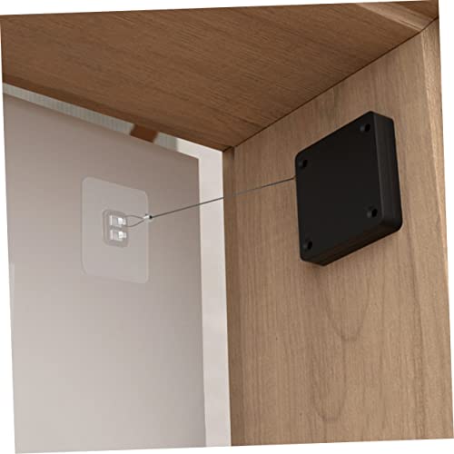 Cierrapuertas automático sin perforaciones: pack de 3 para puertas corredizas 5