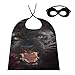 JINCAII Mantelli per Le Donne Strega Giaguaro Nero Pantera Occhi Bellissimi Mantello Halloween Donna Cosplay Mantello per Bambini / Adulti Vestire Costume per Halloween Festa Festival Compleanno