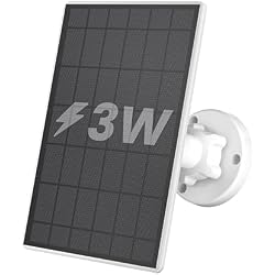 ieGeek 3W Security Camera Solar Panel, Type-C Port (5V/2A), High Efficiency, Solar Panel, For Battery Cameras, Energy Saving, Solar Charger, Solar Powered, Compact, Lightweight, 5.9 ft (1.8 m) Power