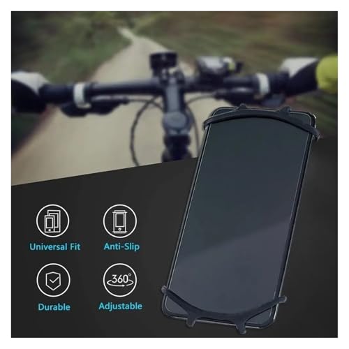 Fixation en silicone antichoc pour moto support téléphone universel