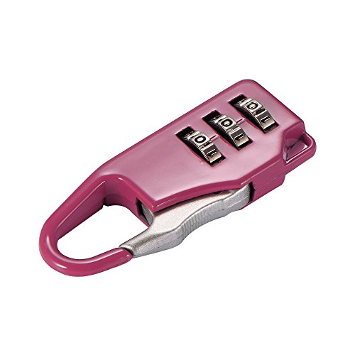 3 Chiffres sécurité Cadenas, fornorm Cadenas pour valises Nombre cadenas pour les bagages, rose Cover