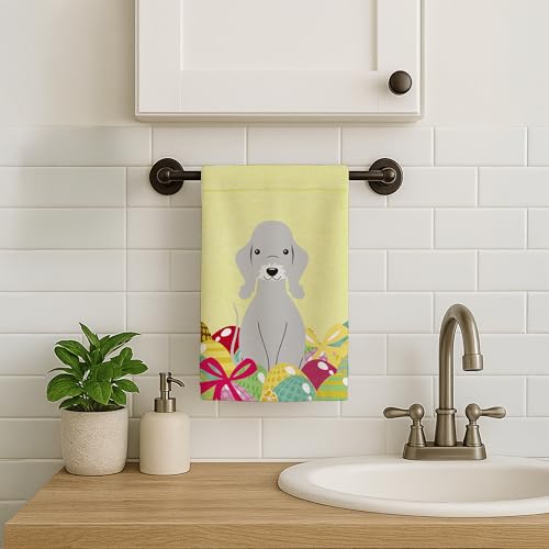 Toalla de cocina de Bedlington Terrier para decorar tu hogar en Pascua 3