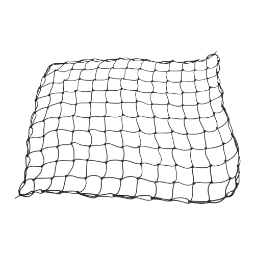 Fsbnjks 3 X 4 Ft Cargo Net Heavy Duty Mesh Square Bungee Netting With 12 Hooks 12 Black Clips And Storage Bag For Truck Bed Suv #TOP1