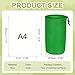 YELARXI Stuff Sack, Nylon Waterproof Storage Sacks Portable Drawstring Dry Stuff Bag Gear Organization with Toggle, 7x13Inch Fit for Backpacking Camping Traveling Hiking(Green)