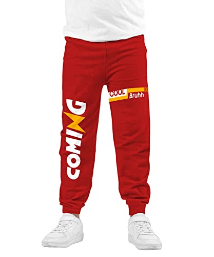 Image of KYDA Kids 100% Cotton Track Pants for Boys | Premium Printed Soft Single Jersey Fabric | Elastic Waist Loose Fit Summer Full Length with Rib Hem (Pack of 4)