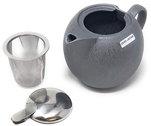 ZERO JAPAN Universal Teapot for 5 People, Antique Colors BBN-04, ASV, Antique Silver, W6.5 x D4.7 x H4.5 inches (166 x 120 x 115 mm)