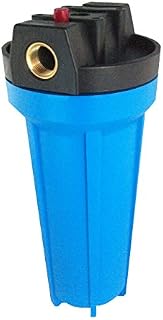 10" Water Filter Housing 3/4" Ports Blue Bowl Fits All 10" Standard Water Filters