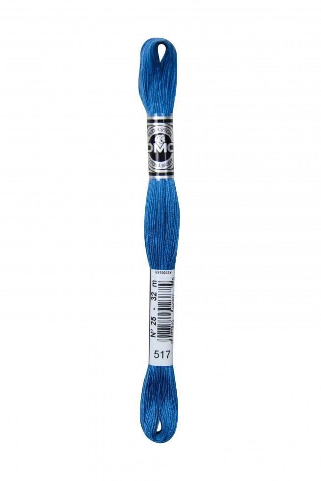 DMC Size 25 Coton A Broder Special Embroidery Thread - 517 Blue - Each — image 1