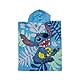 Disney Offizieller Lilo and Stitch Kapuzenhandtuch-Poncho, superweiches Gefühl, paradiesisches lustiges Design, Kinder-Bademantel, perfekt für Zuhause, Bad und Strand, Mehrfarbig, 115 x 50 cm