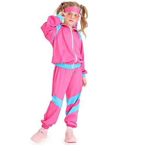 Survêtement sport enfant au design patchwork unique avec pantalon et bandeau - 3